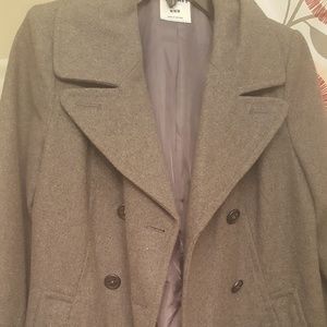 Old Navy Gray Peacoat